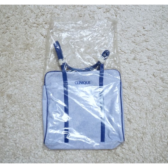 New! AUTHENTIC Clinique Make Up Tote Bag - Picture 2 of 5